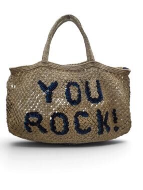 THE JACKSONS LONDON "You Rock" Jute Tote